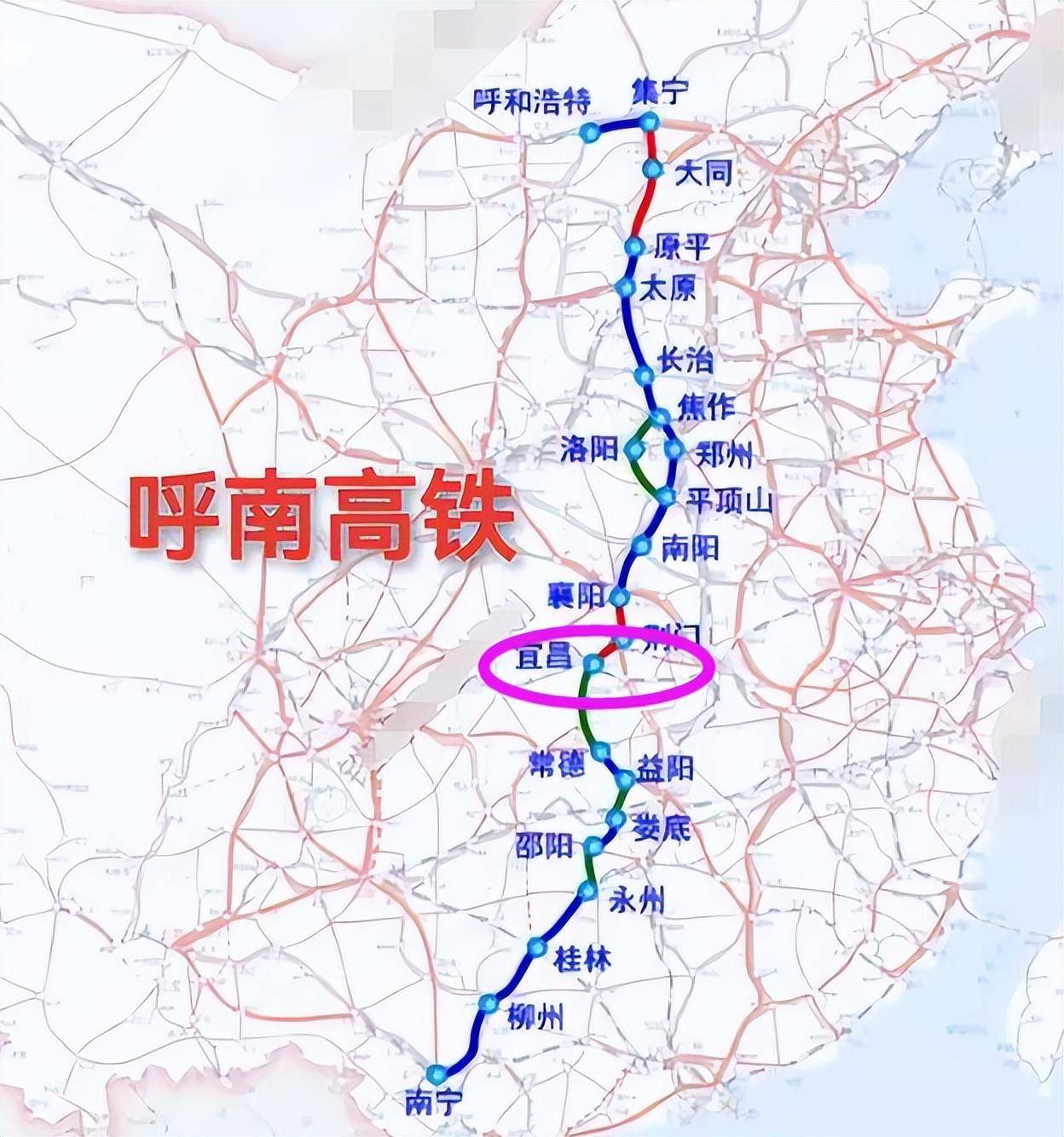 湖北省高铁最新规划图图片