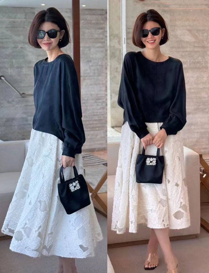 气质女人穿衣不纠结,初夏学会这样搭配,年过四十依然很显好气质