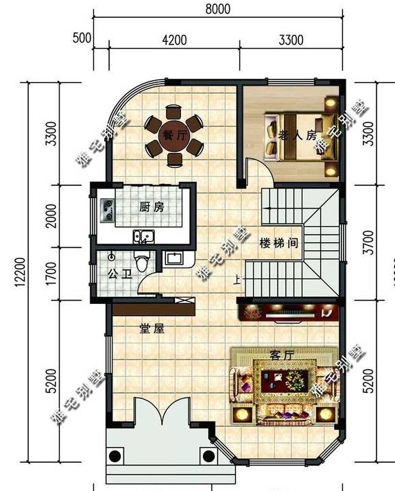 8x12米房屋设计图纸图片