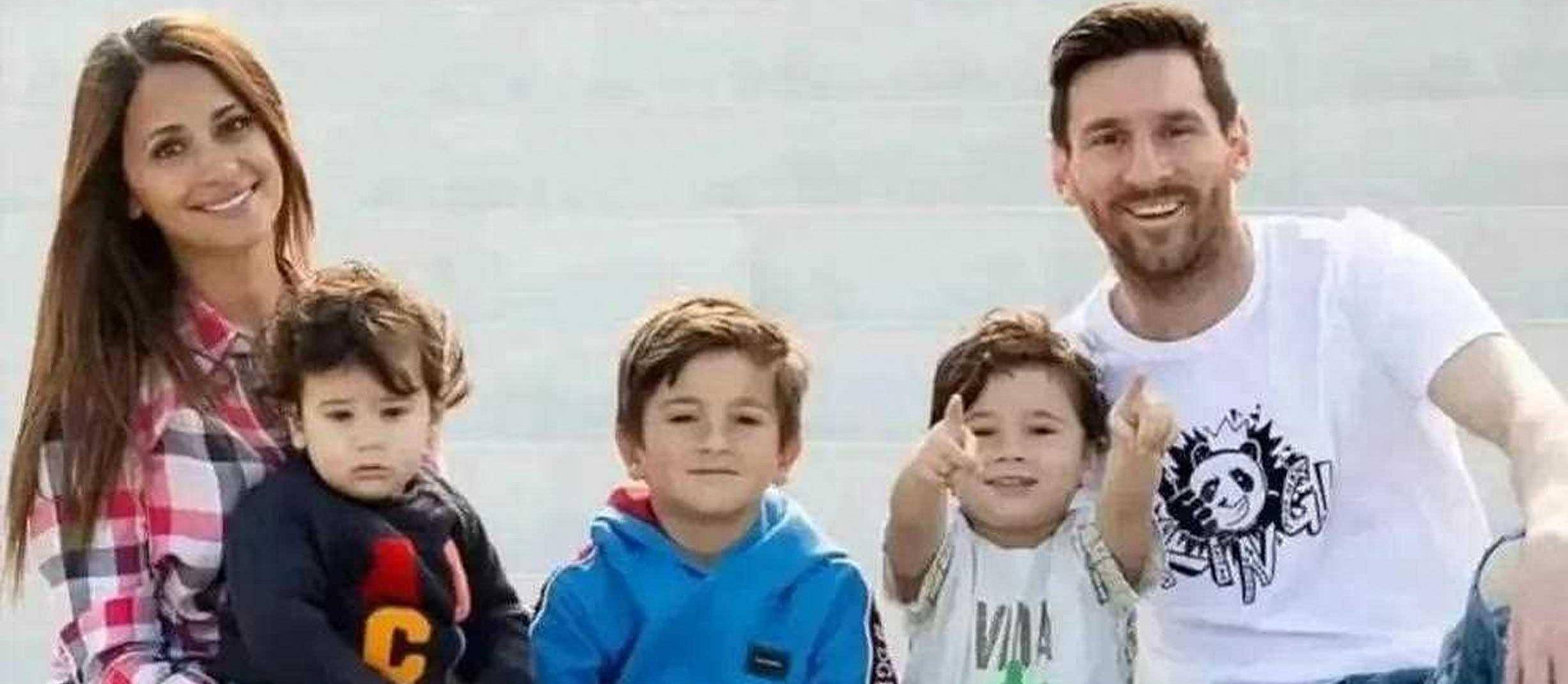 有其父必有其子梅西的大儿子进球了蒂亚戈看起来很自豪小个子很可爱