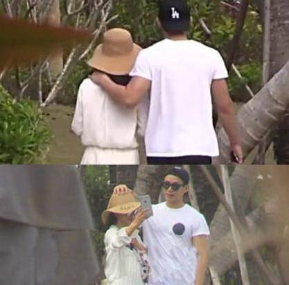 李冰冰一身白衣尽显女神范小16岁男友当街索吻像拍偶像剧超甜