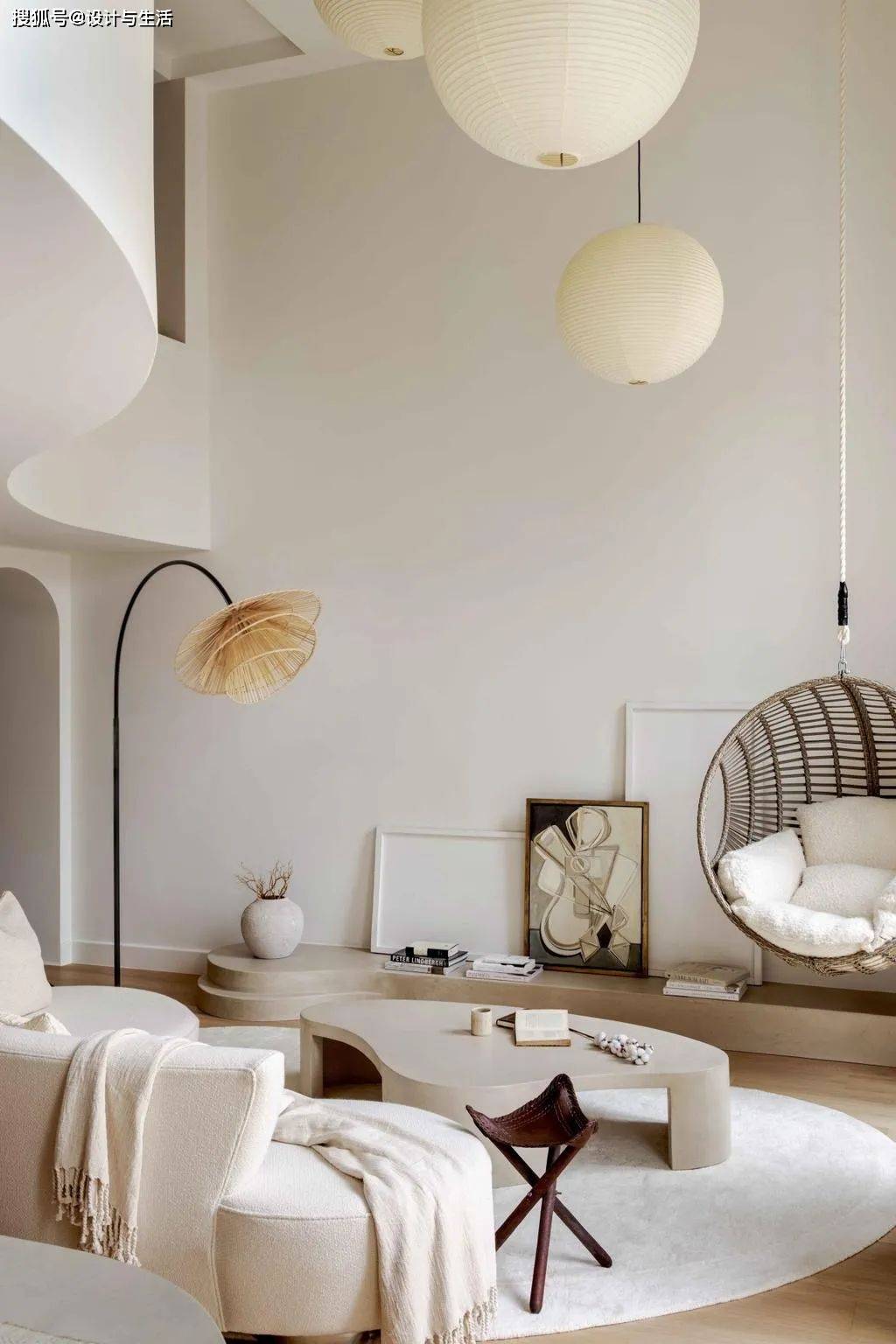 90后女企业家的奶油风私宅80㎡仅有一居室比千万豪宅有格调