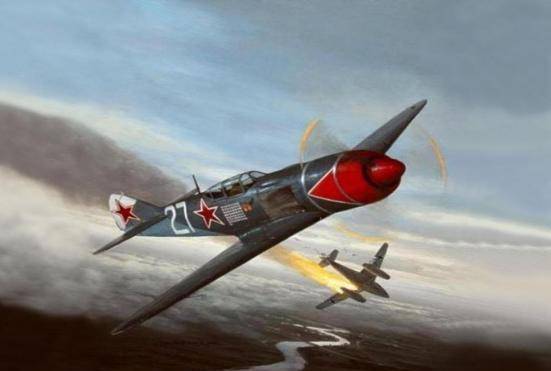 飞向纳粹德国的复仇之翼苏联la7战斗机
