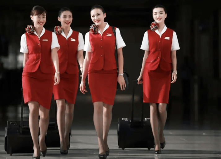 各个航空空姐服装图片