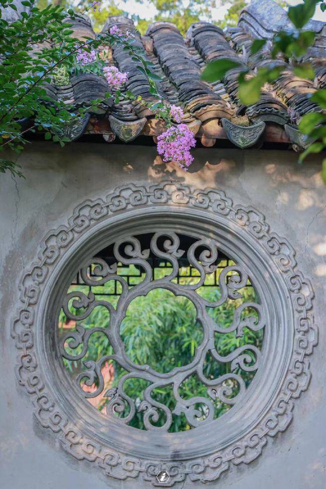 原创中式院子的窗不仅仅是窗更是一幅画