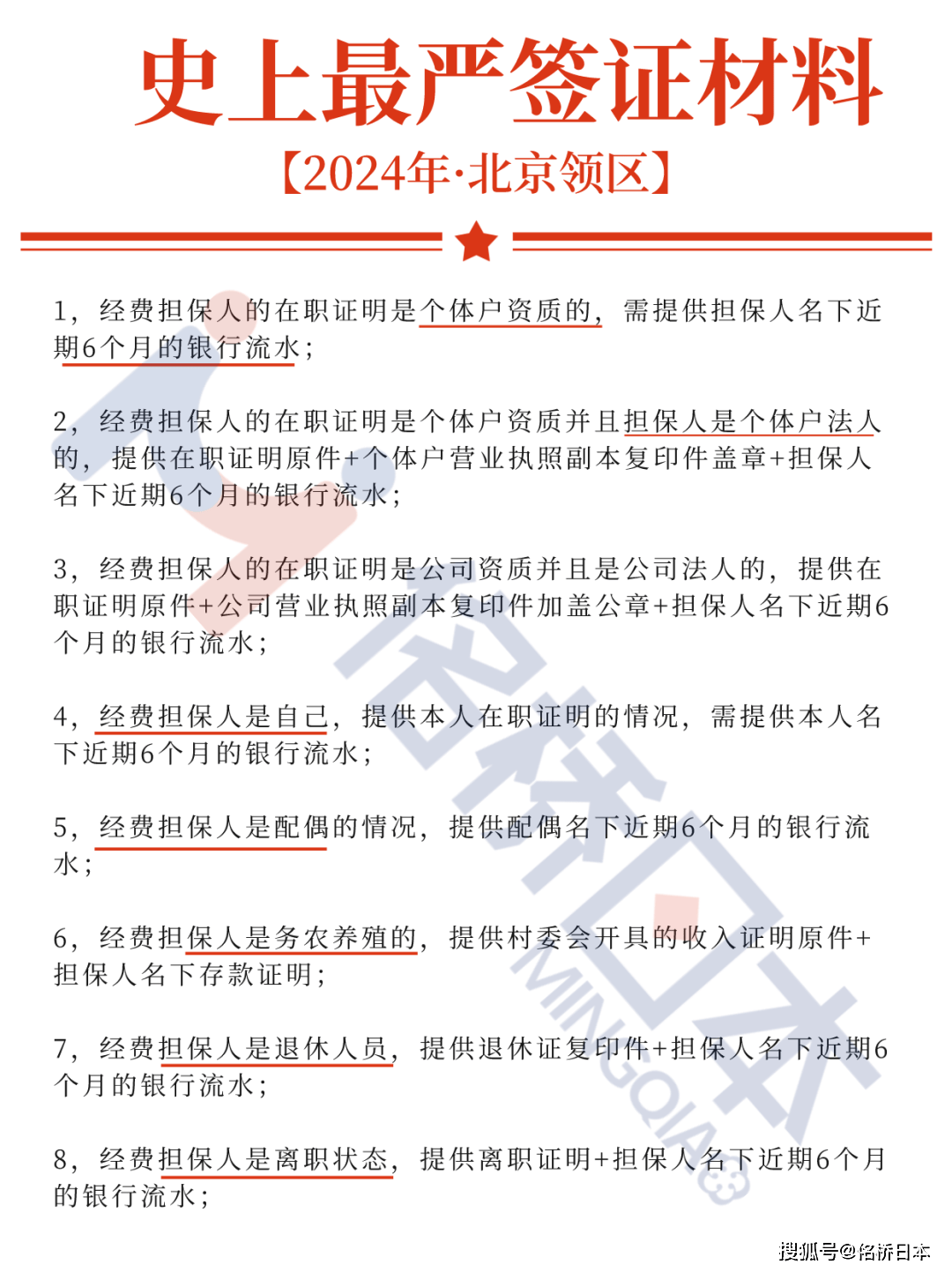 日本办签证需银行流水 来自搜狐网