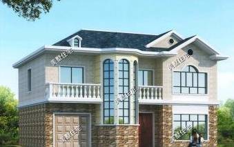 不多不少,两层刚好,32款农村二层别墅,样式随你挑_户型_房子_年纪