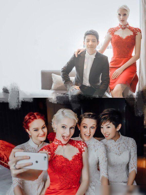 撒贝宁一家四口三亚游,撒贝宁穿时尚潮牌,李白穿泳装好白皙