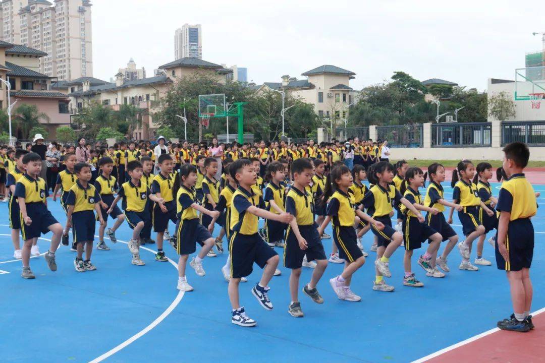 关注队列队形展风采强健体魄恰少年惠州市惠城区金山湖小学队形队列