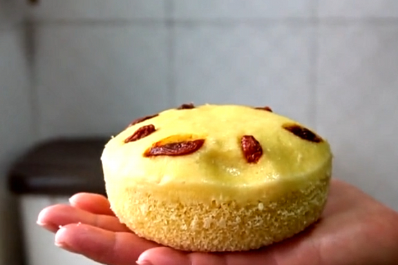 我每周都馋此面食,蓬松暄软有营养,粗粮细作,营养又解馋_面糊_发糕