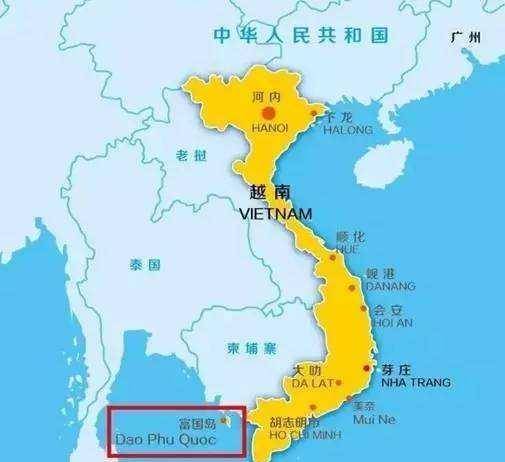 距离柬埔寨更近的富国岛,为什么却属于越南?