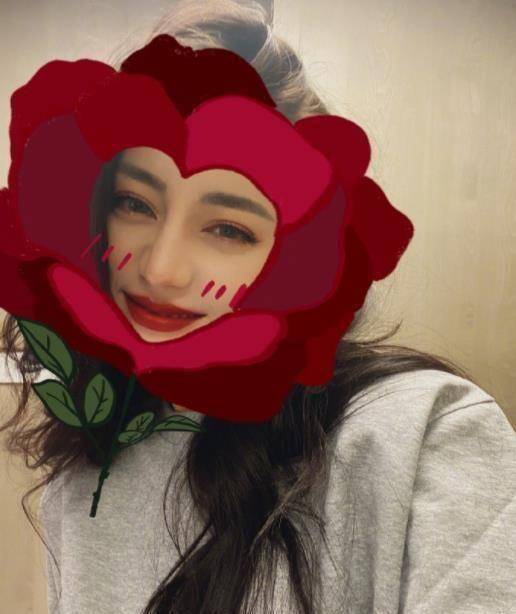 意外暴露额上一颗痘,浓眉大眼颜值精致_痘痘_头发_动画