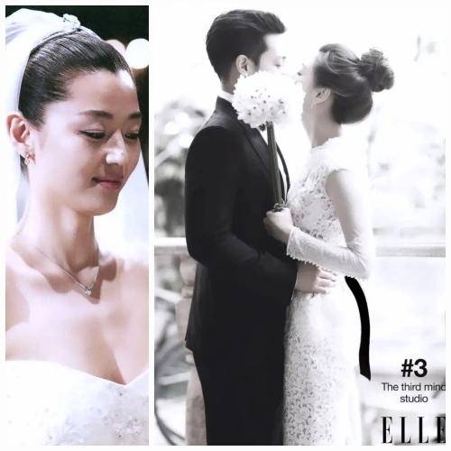 原创韩国知名女星全智贤庆祝结婚12周年晒出婚礼准备场景和画报