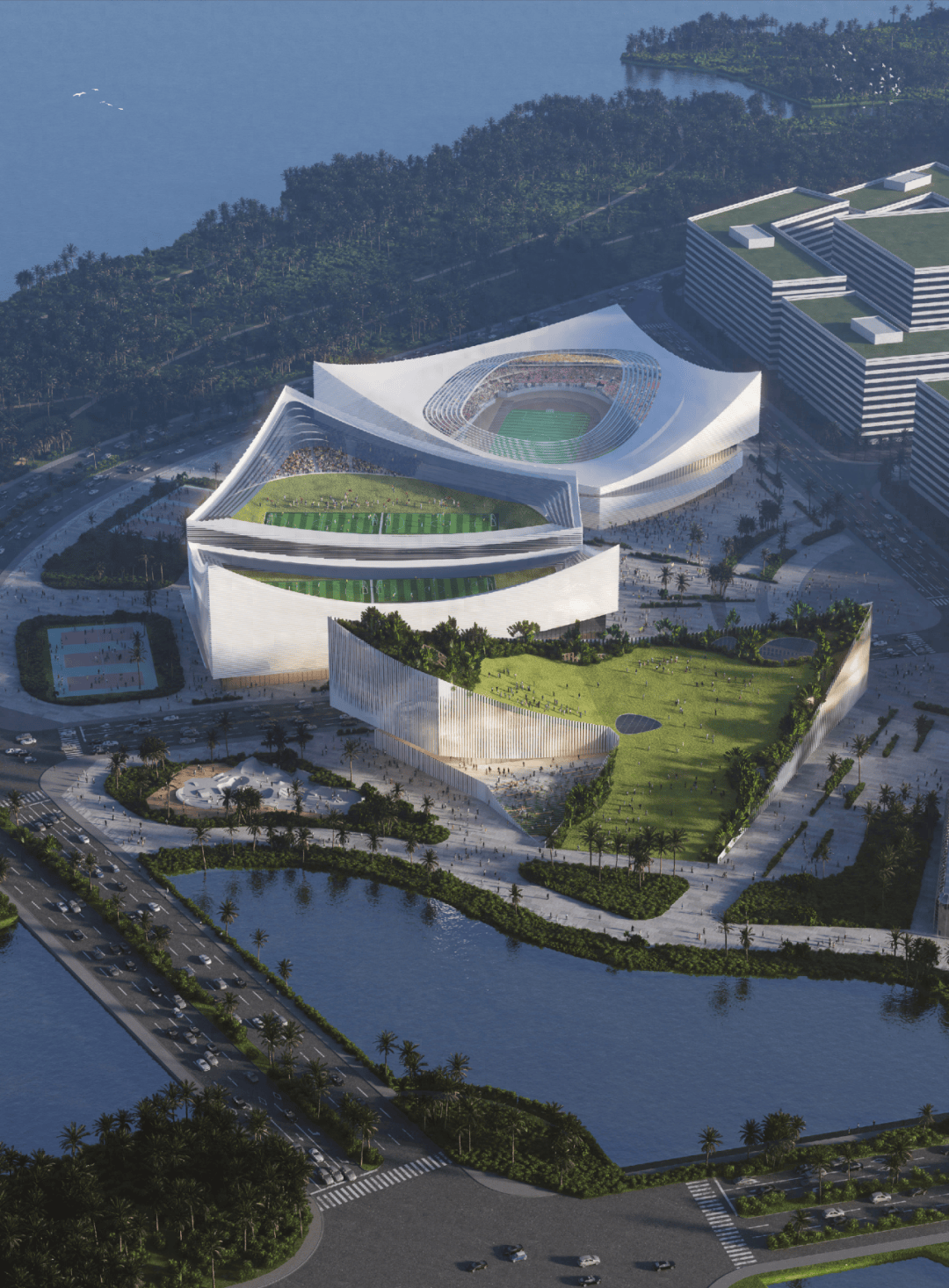 三亚崖州湾科技城文体中心