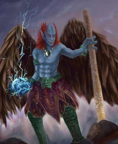 背生双翅奇丑无比,据说雷震子是他们同乡_民国_眼睛_山海经