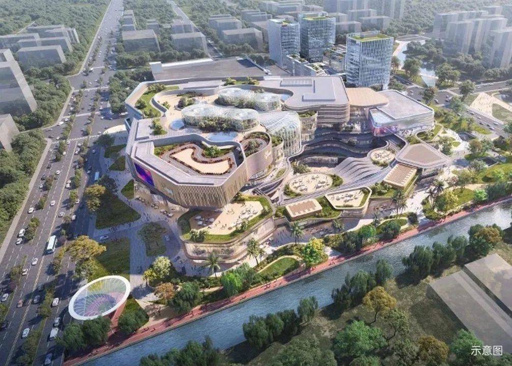 超极合生汇落地虹桥国际中央商务区闵行片区的虹桥前湾地区,建成后集