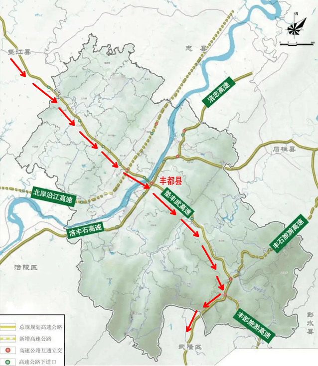 垫丰武高速公路规划图图片