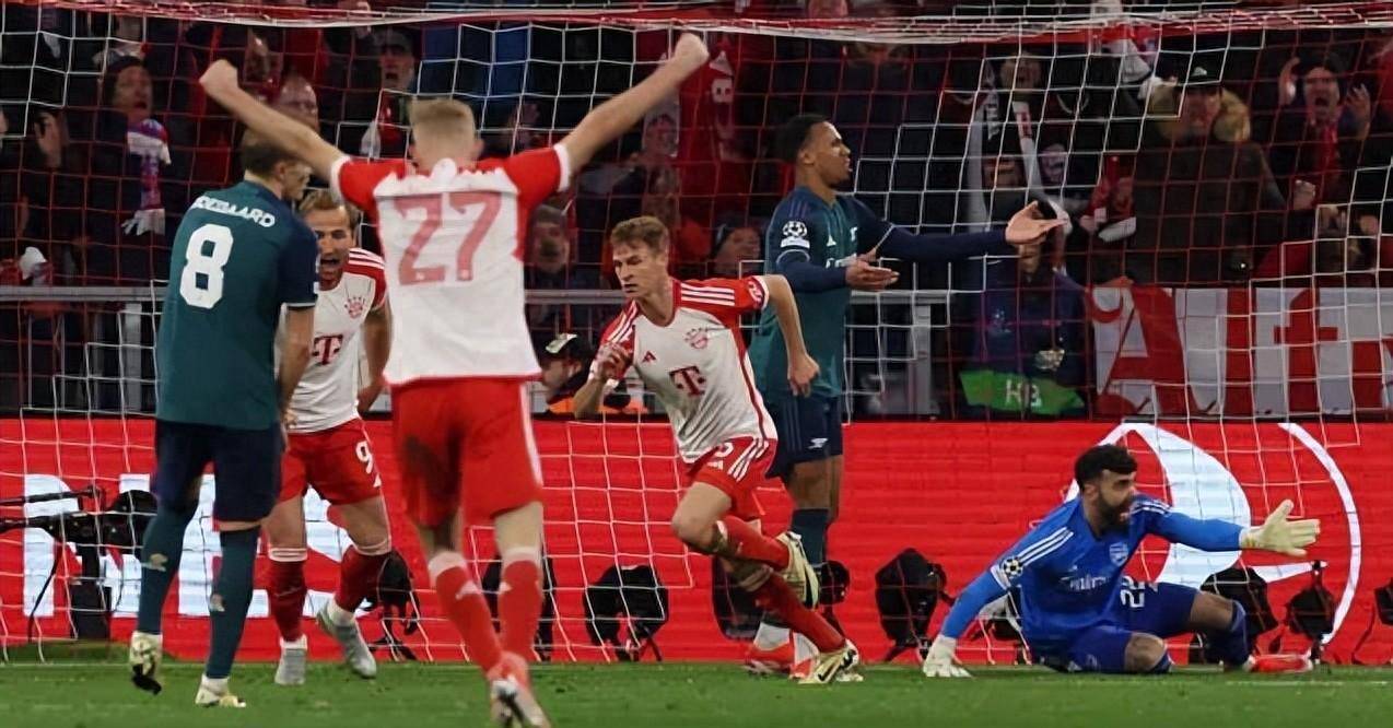 原创1032欧冠半决赛诞生拜仁冲进四强阿森纳遭5杀淘汰