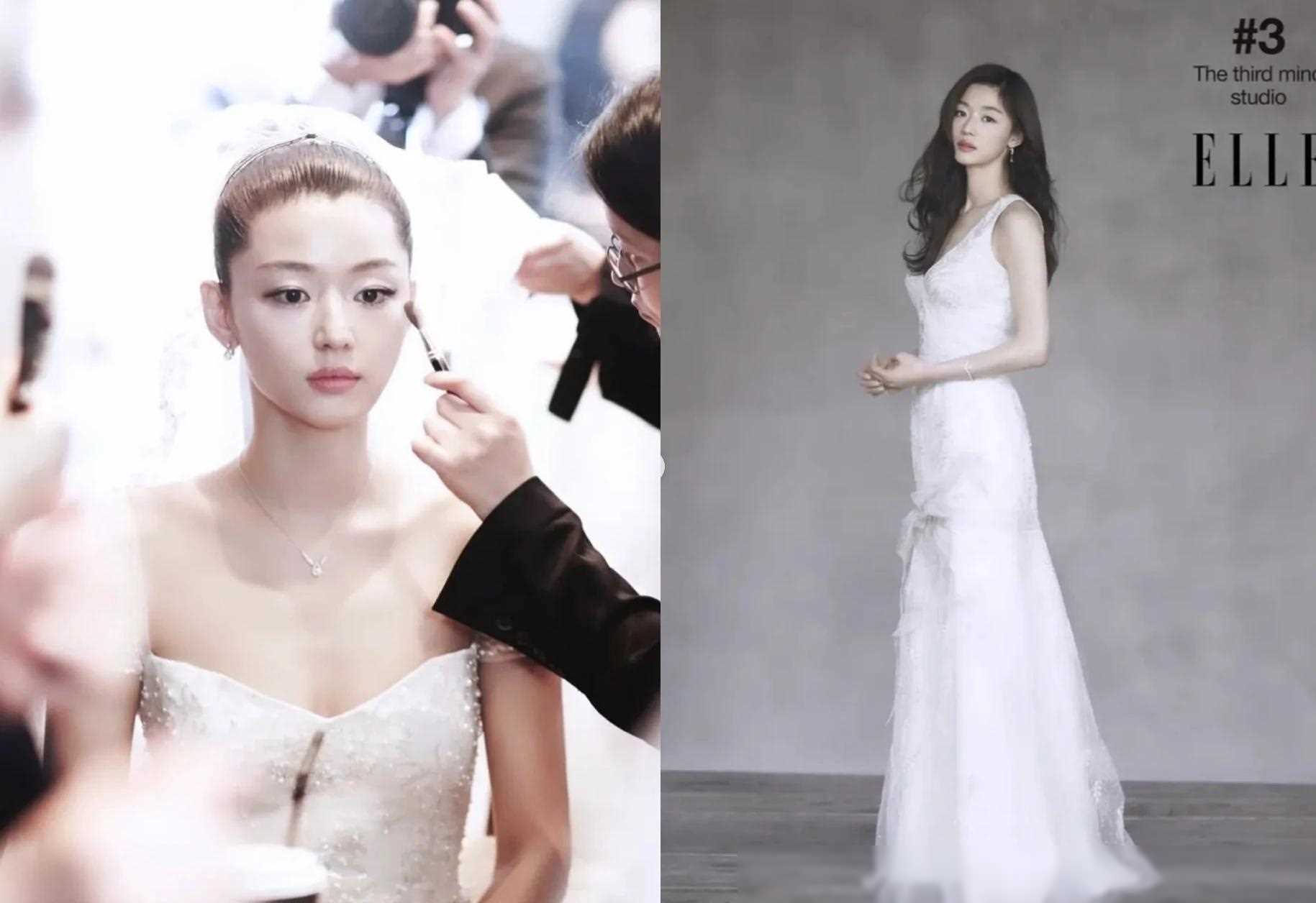 韩国女神全智贤结婚周年晒照回顾婚礼准备时光