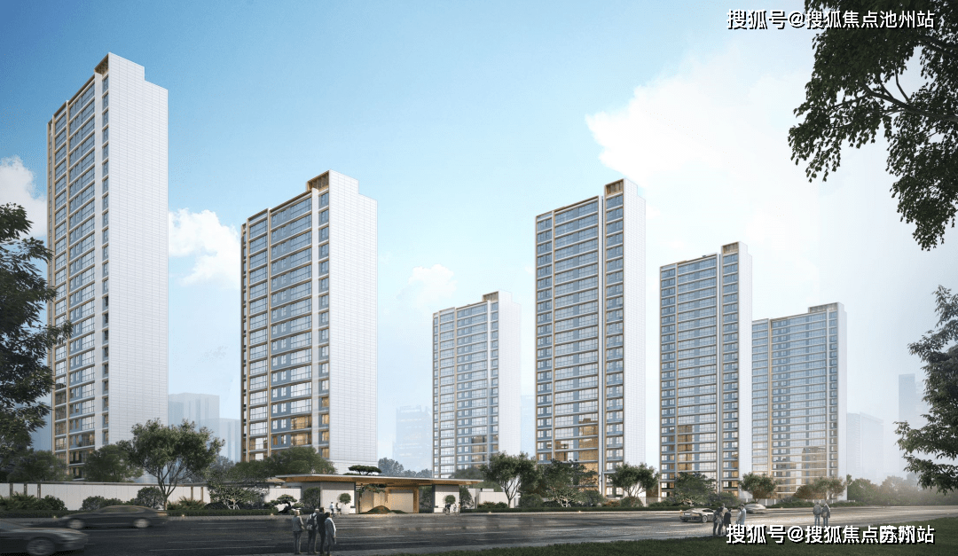 is mainly modern and simple, with lines extending longitudinally