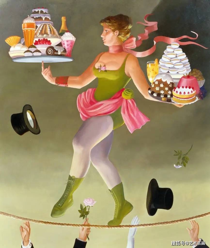 英国现代艺术家lizzierichnisazh的插画世界︱艺术名画