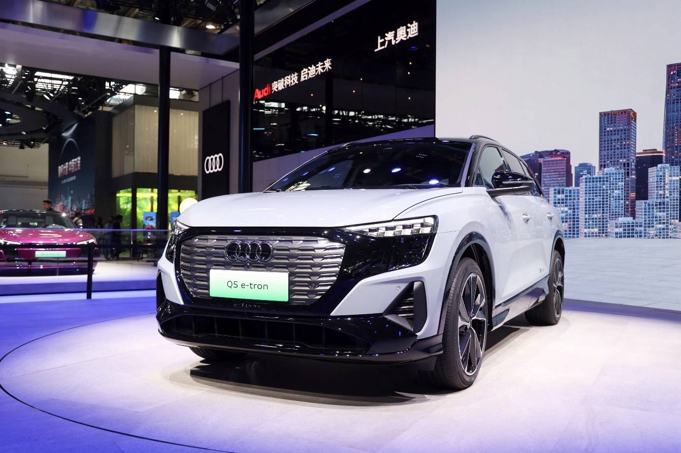 奥迪三款纯电车型亮相北京车展 持续在中国市场保持强势地位