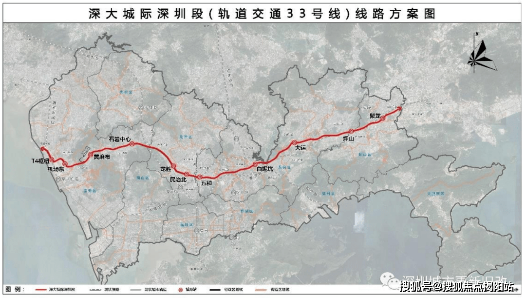 直达深圳宝安国际机场)民治北站约900米,还有22/25号线交汇站油松站