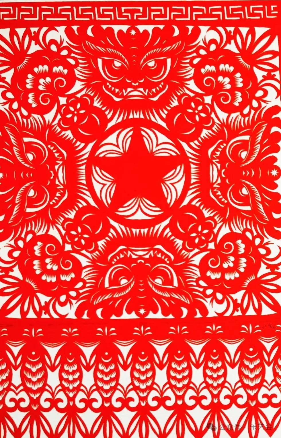 纽扣分享:临汾市博物馆《迎新年——中国龙文化非遗剪纸精品展》中篇