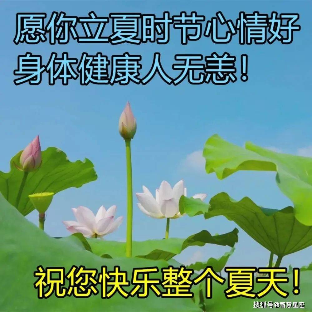 立夏早安图片,5月5日星期六早上好祝福图片 周六早安吉祥图片