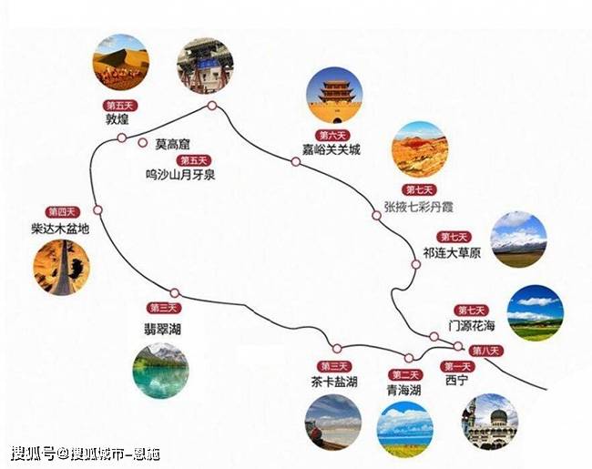 第一天:西宁>达坂山观景台>门源油菜花>卓尔山>祁连县(住祁连县)650