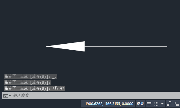 cad圆弧箭头怎么画