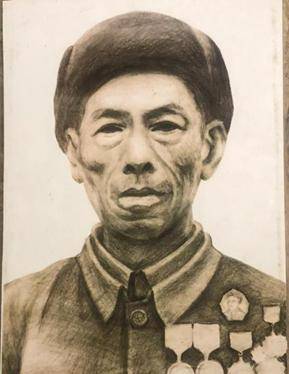 邹习祥画像在朝鲜战场上邹习祥冷枪狙击英勇作战先后荣立一等功一次