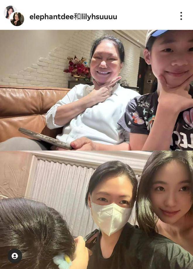 小s母亲节获女儿表白感动落泪,晒妈妈黄春梅,曝光其豪宅很敞亮
