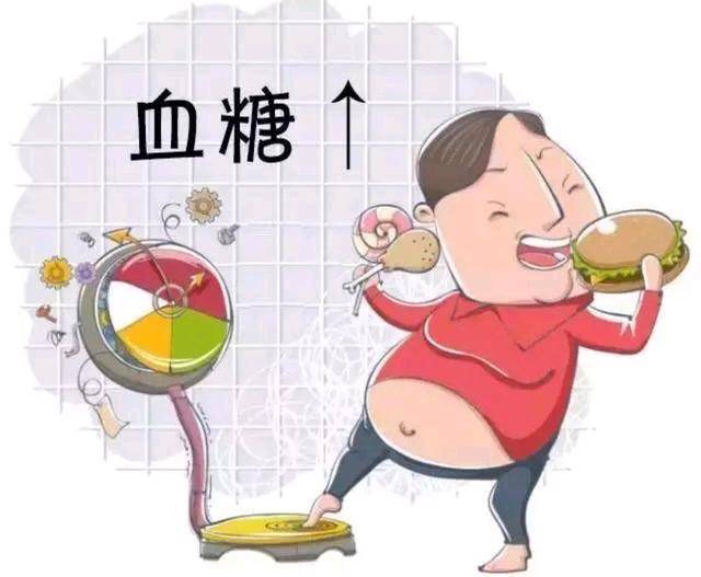 糖尿病饮食卡通图片图片