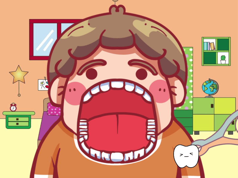 孩子的大牙长出来了,乳牙没掉,可愁死人了!