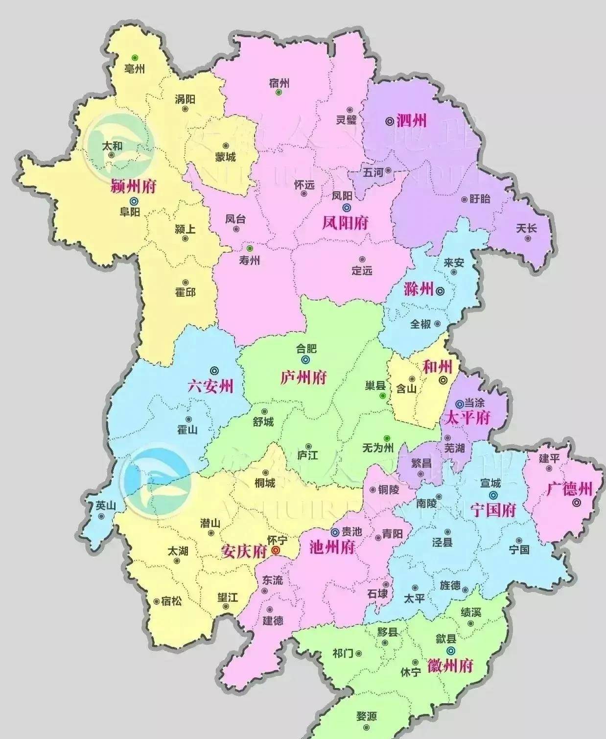 沧海桑田,从百年来的地图看安徽行政区划巨变,哪个时代最合理呢