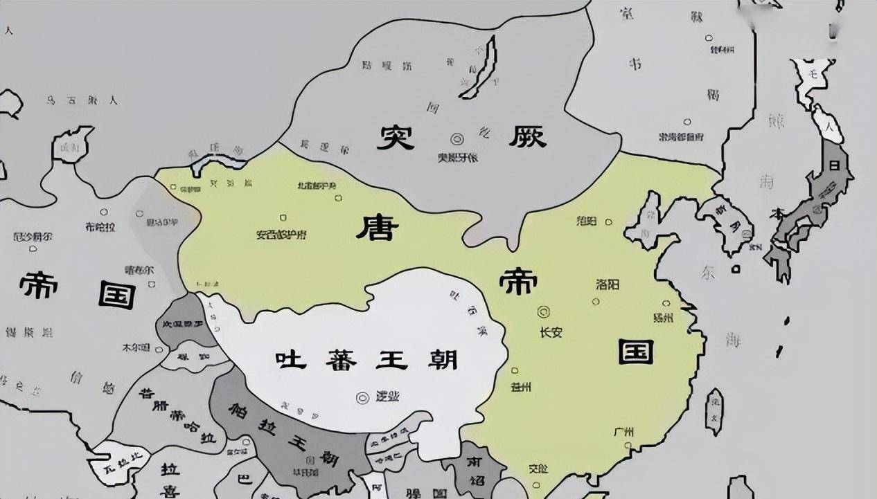 隋唐演义地图图片