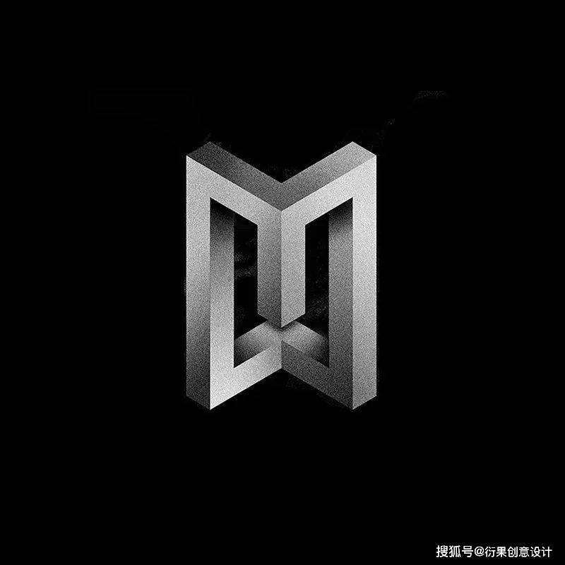【字体设计】矛盾空间英文字母