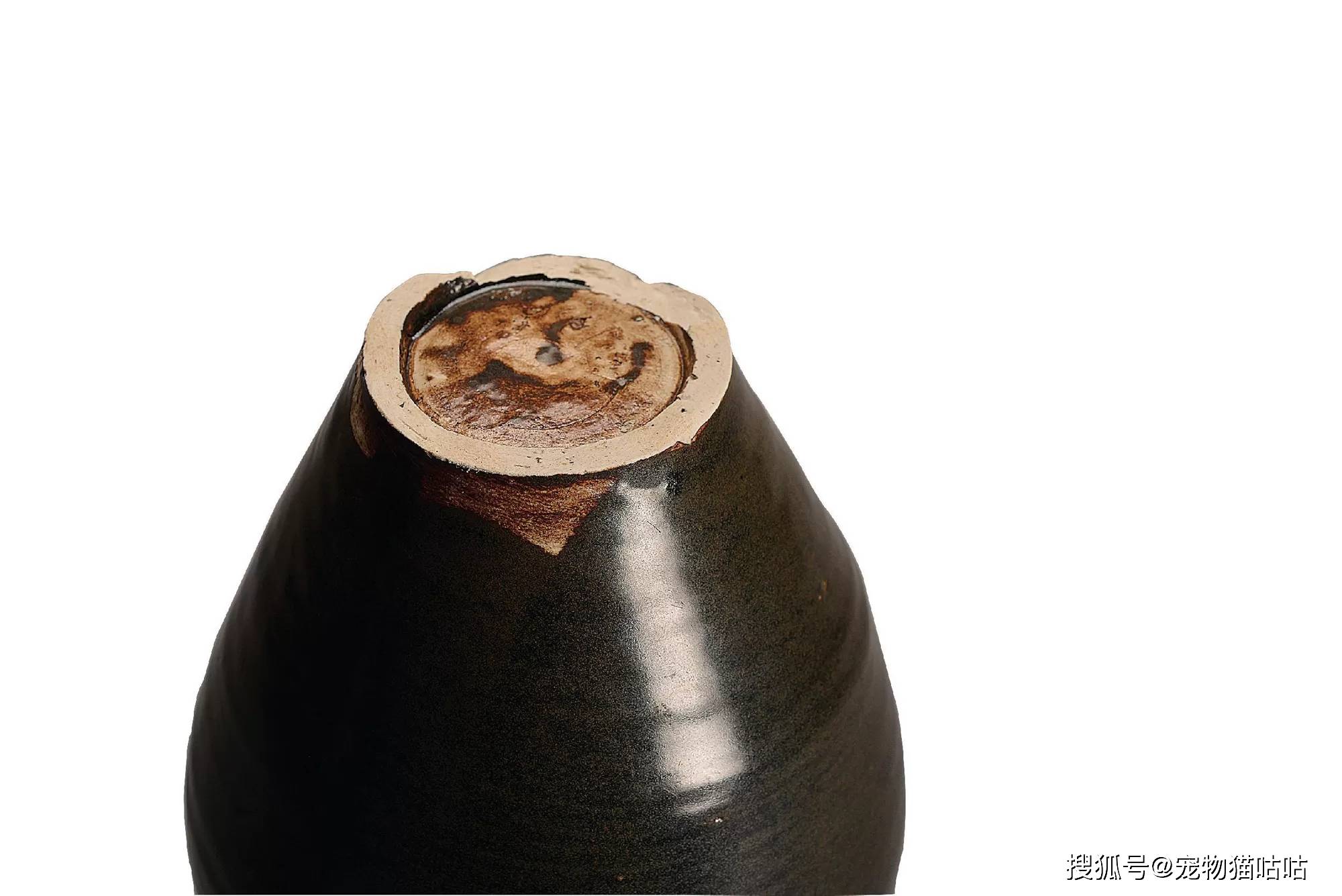 元 定窑黑釉梅瓶成交价:230万 rmb拍卖公司:北京保利希望对藏友有所