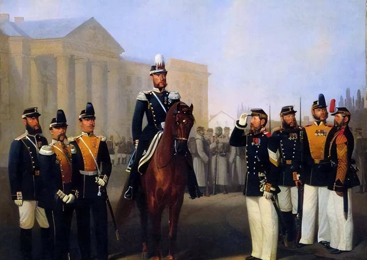 伯爵安德拉什·哈迪克率领的一支轻骑兵小分队在奥地利主力部队之前