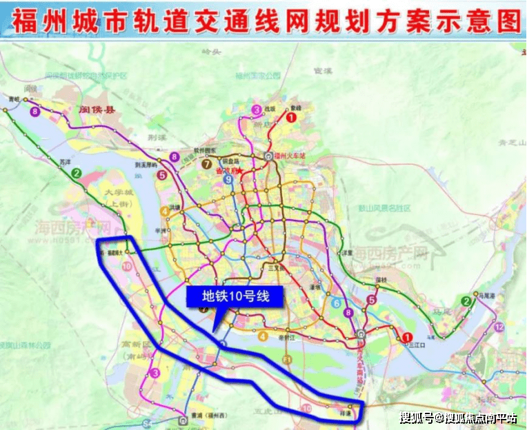 利好,近期,地铁10号线(规划中)发布新进展,再次确认经过董屿·福建
