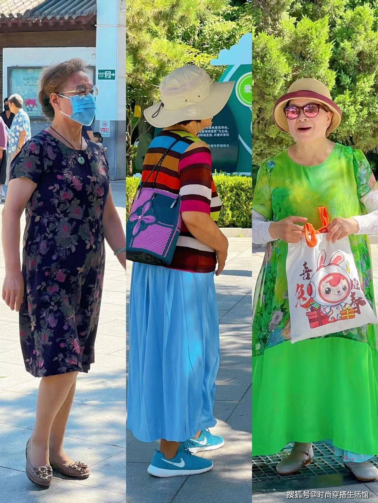 女人上了年纪,夏天尽量不要穿黑白灰,其实换成这3种更衬肤显白