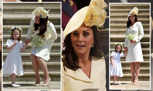 王妃人美心善,在梅根婚礼上穿旧礼服,把风头都让给新娘子_王室_英国