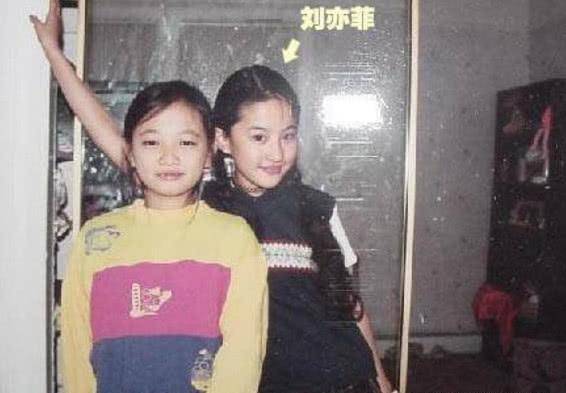 美的无可挑剔,却是家里最丑的_刘亦菲_照片_小时候