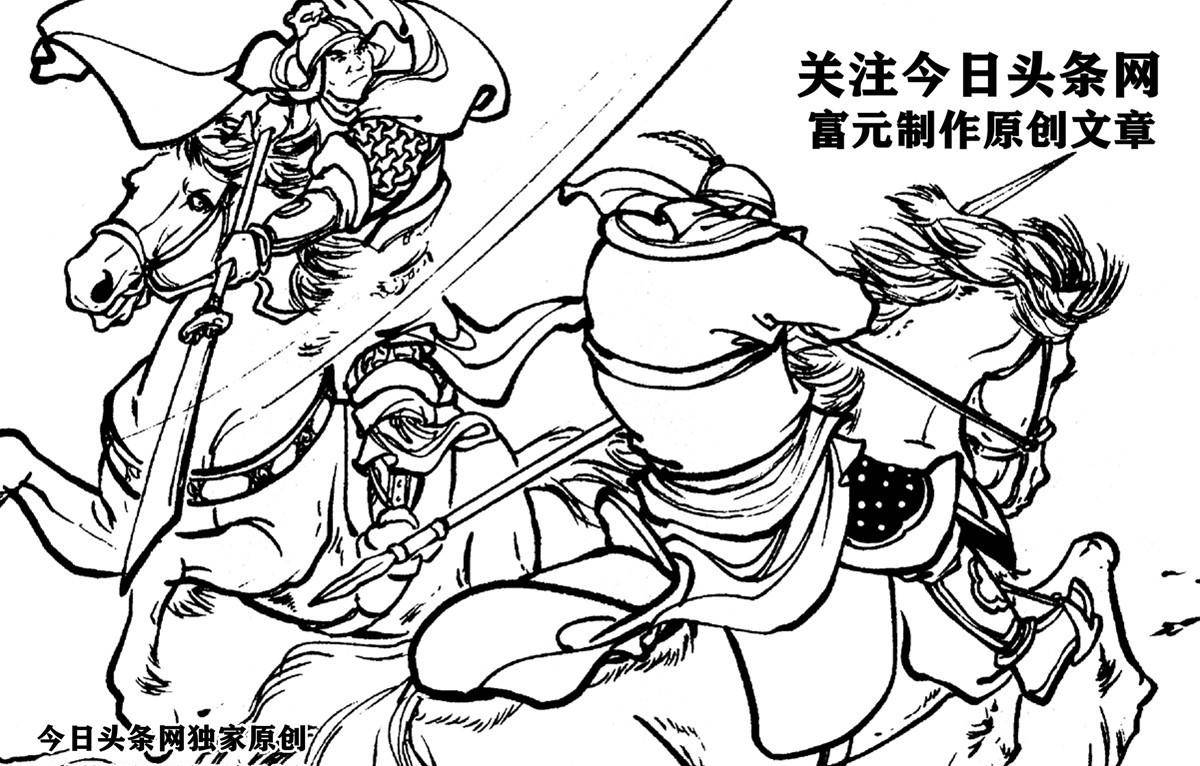 随后出场的狄古利挺枪奔了过来,他的一条八十斤的虎头枪名震一时,他与