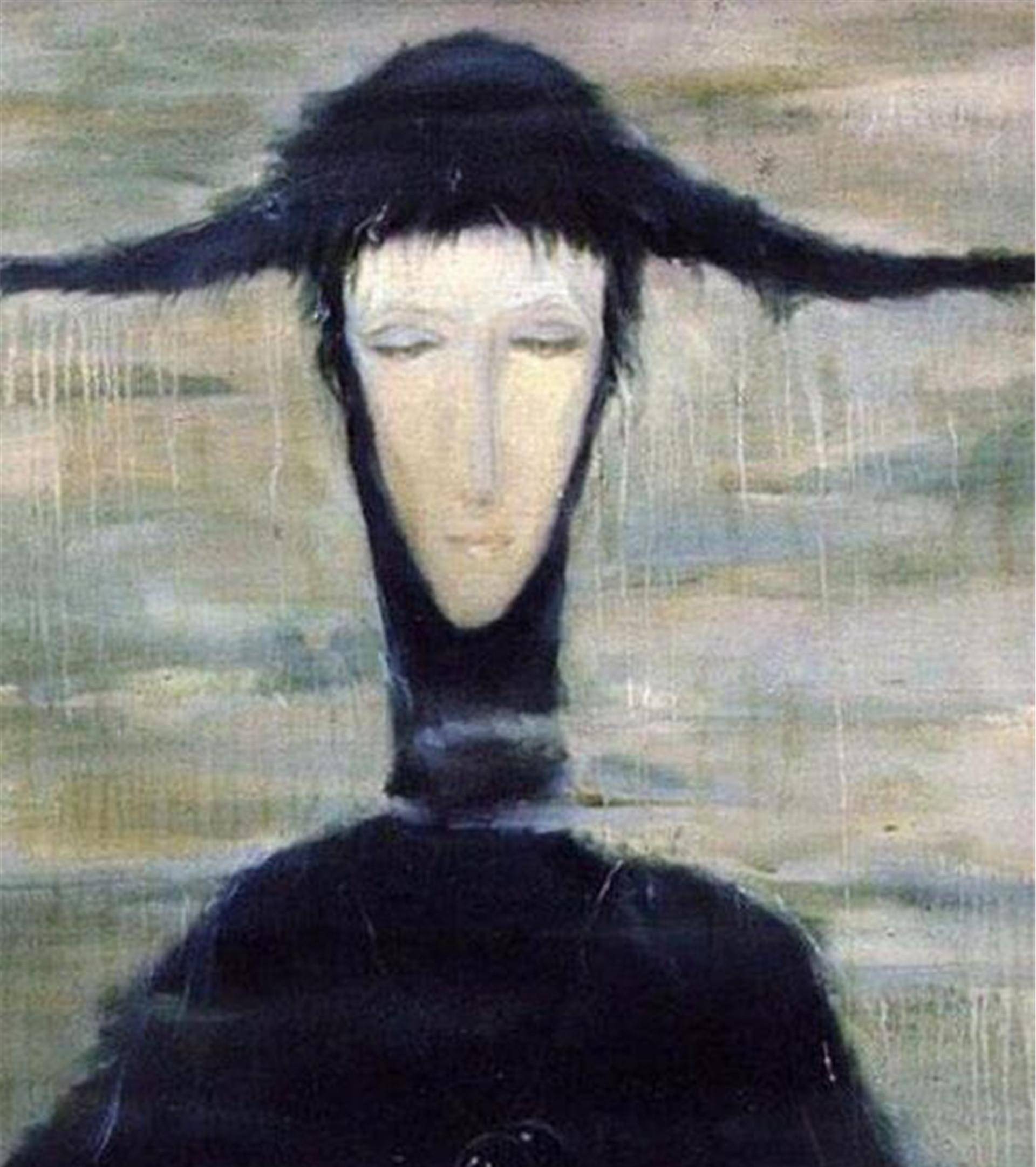 而这个外号的原因在于她的一幅作品在世界都引起了一阵恐慌,她2006年