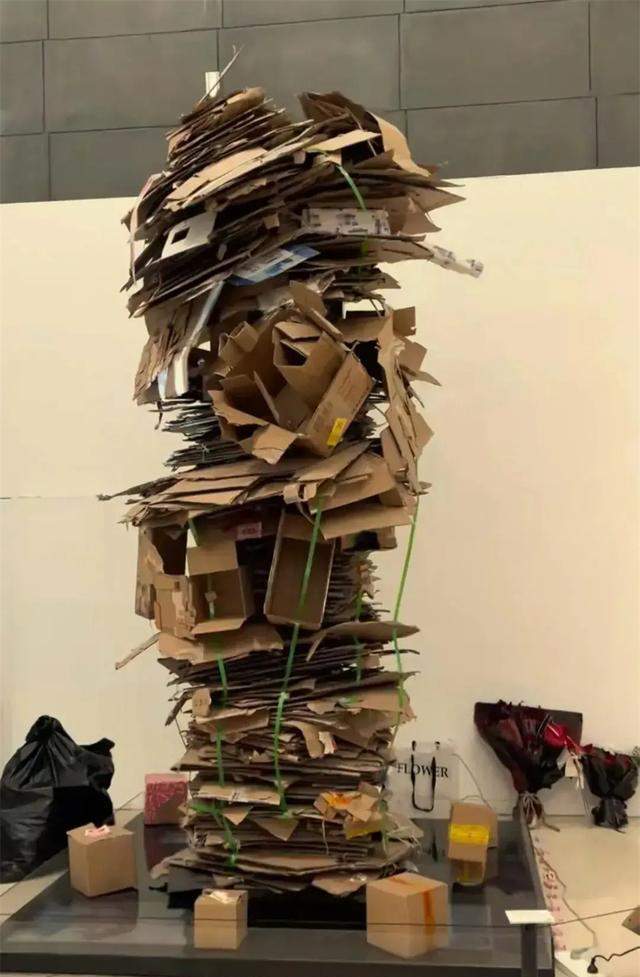 废纸板也能成为艺术!美院学生毕业作品被吐槽,是否垃圾引热议