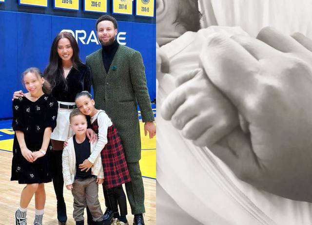 库里宣布小儿子提前降生!爱妻表示这是最后一胎 两子两女家庭幸福