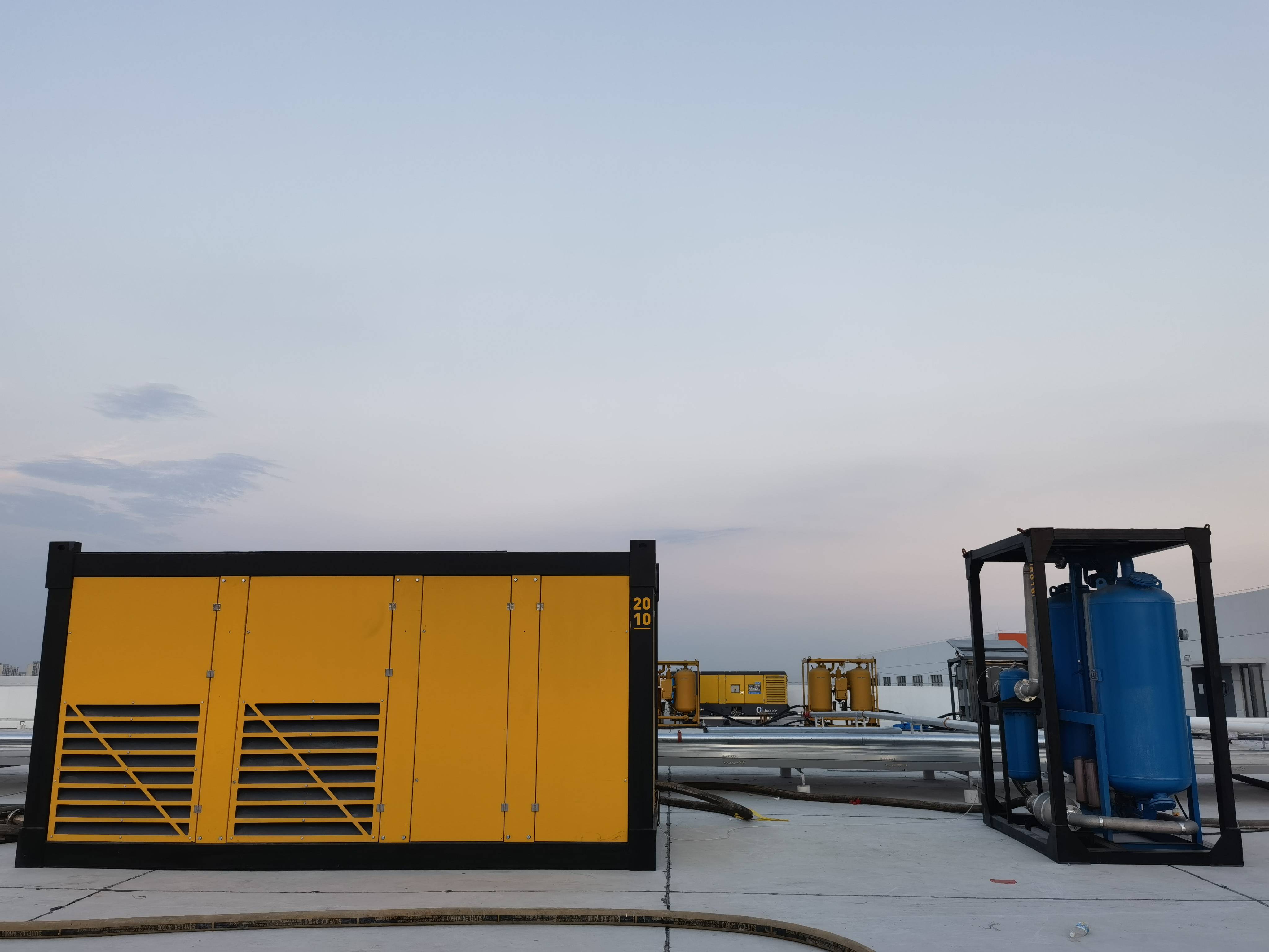 es3 diesel driven air compressor leasing: assisting factory