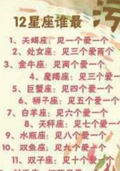 12星座谁不轻易变心?谁是污力之王?致命缺点是什么?